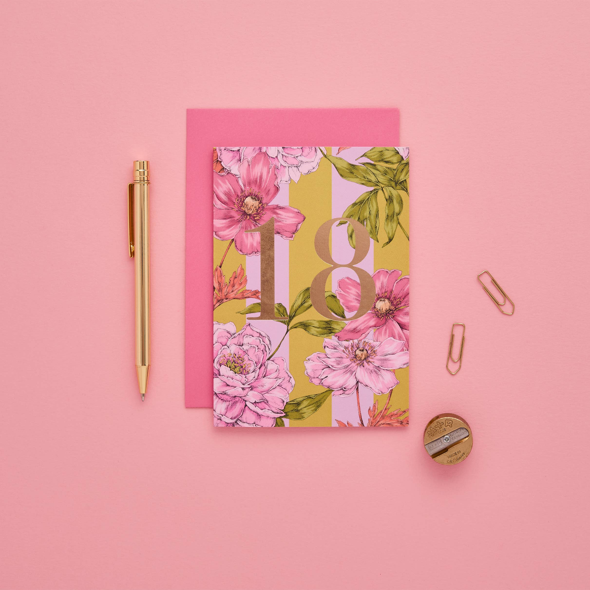 18th Birthday Floral Card