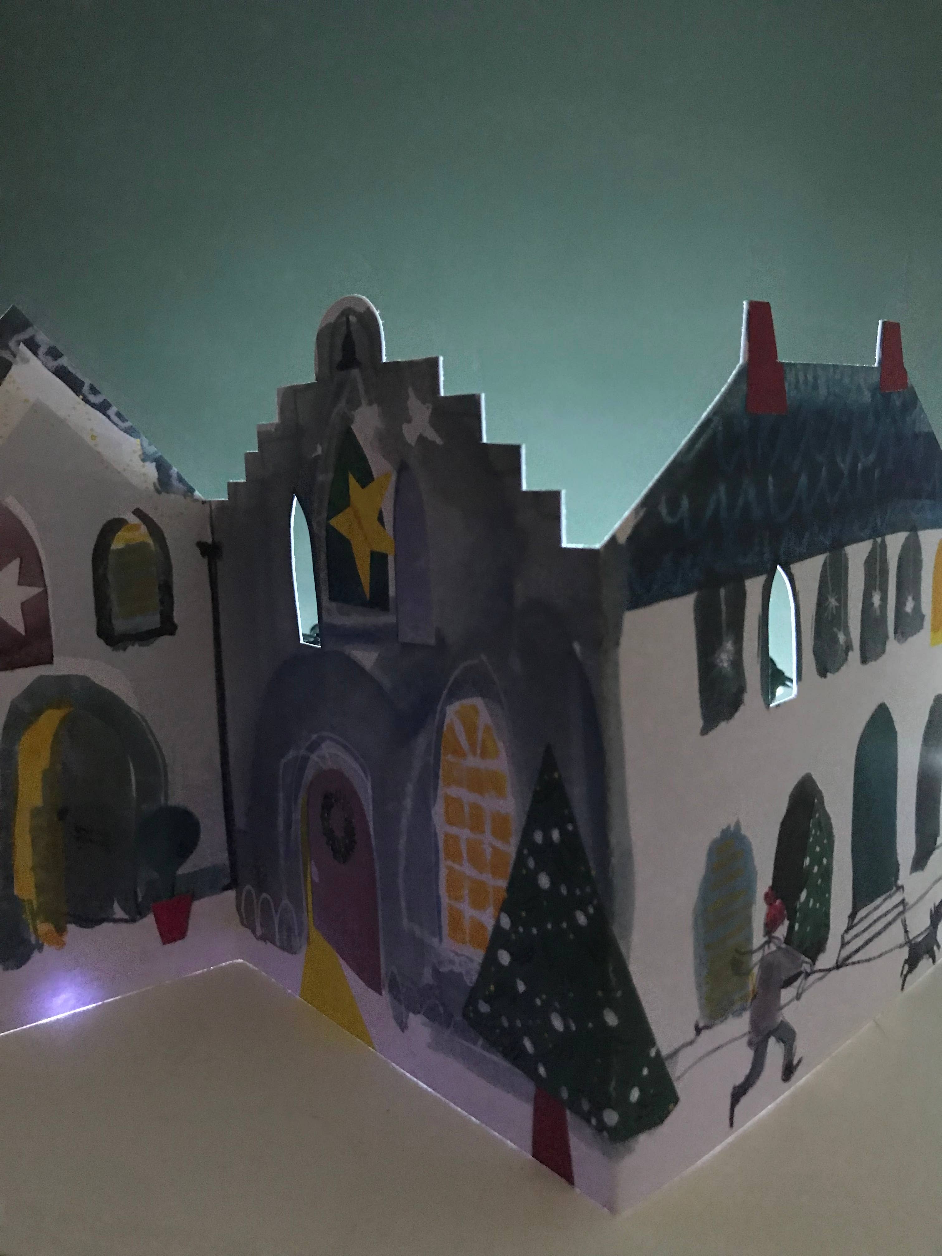 Festive Street Concertina Card