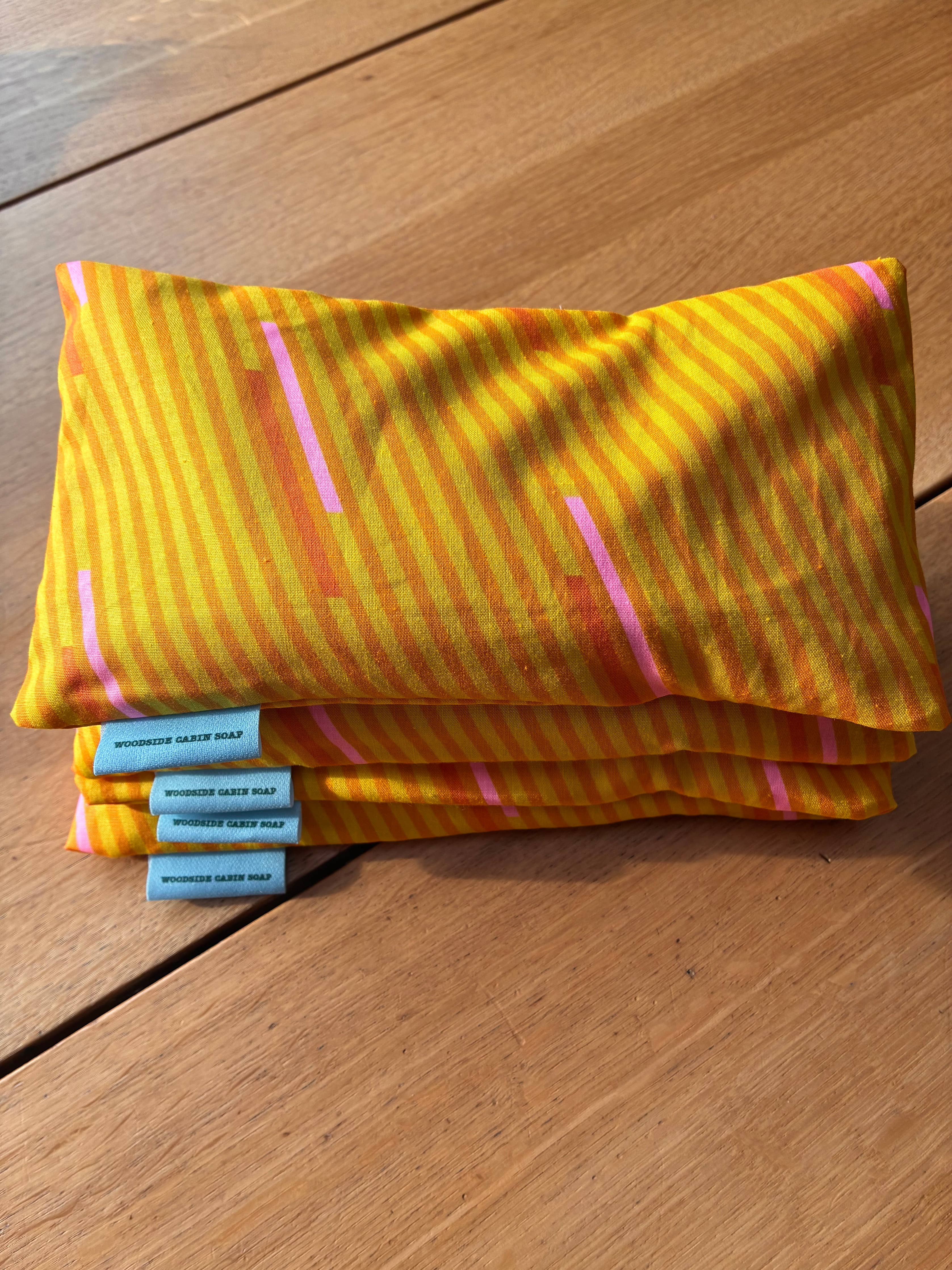 Yellow Geometric Lavender Eye Pillow