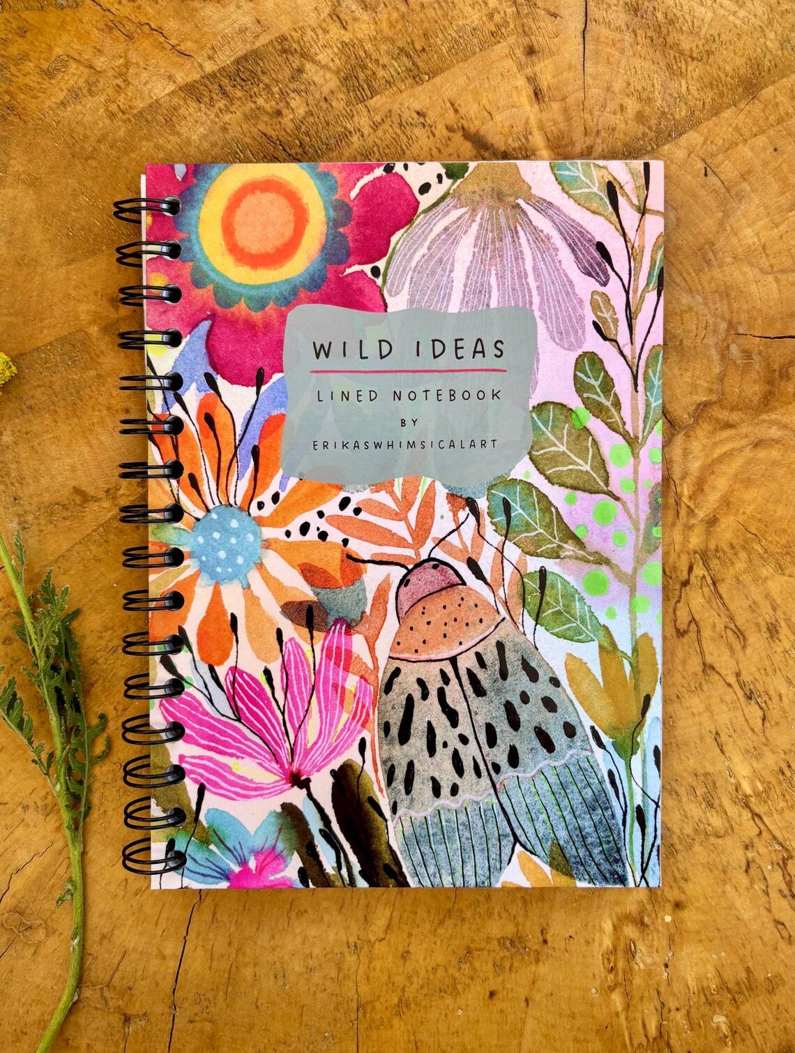 Wild Ideas Wire Bound Notebook