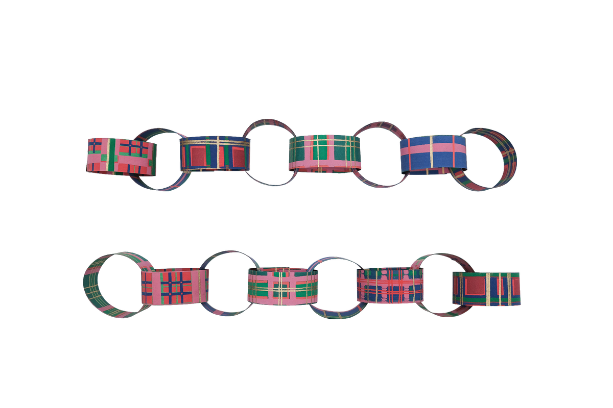 Tartan Paper Chain Kit