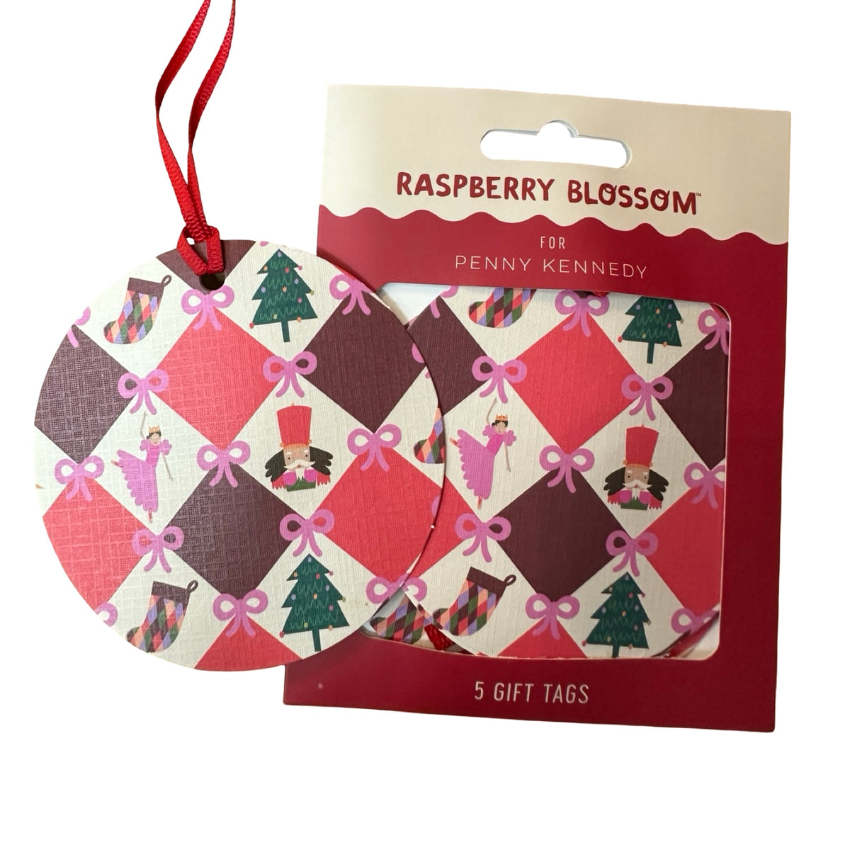 Harlequin Christmas Gift Tag Pack