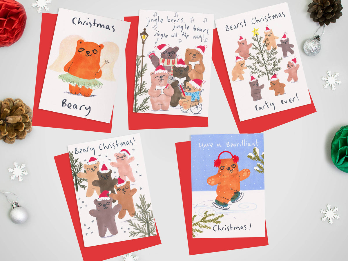 Beary Christmas Card Pack