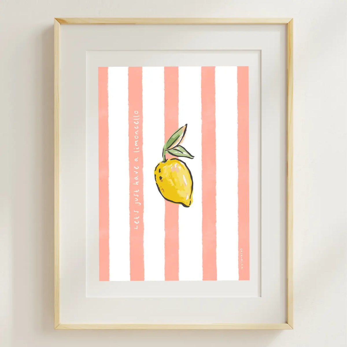 Limoncello Mini Print