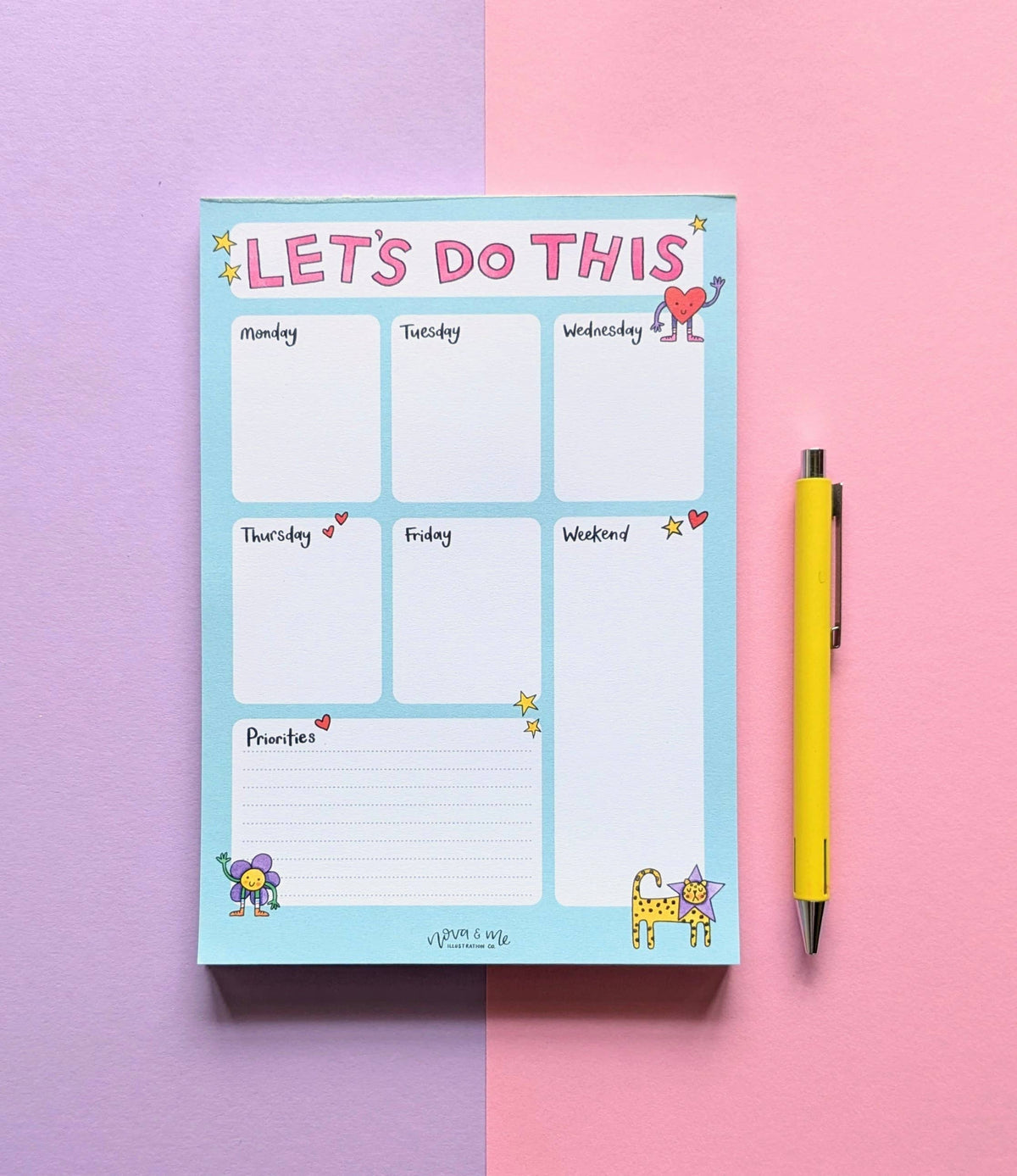 Weekly Planner Notepad