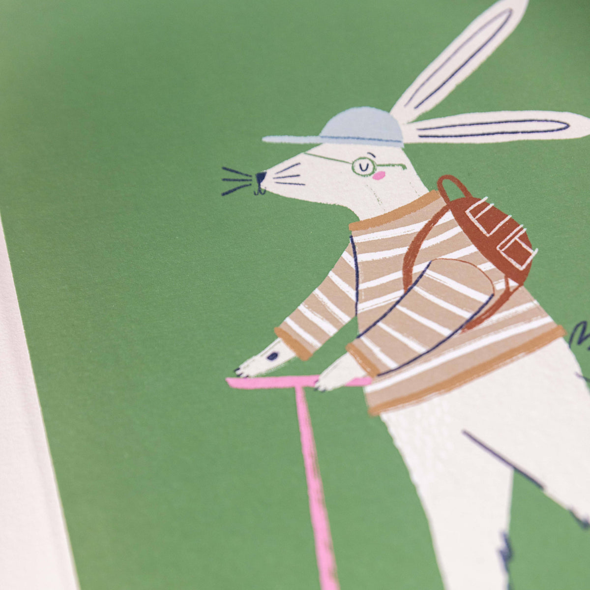 Scooter Rabbit Print