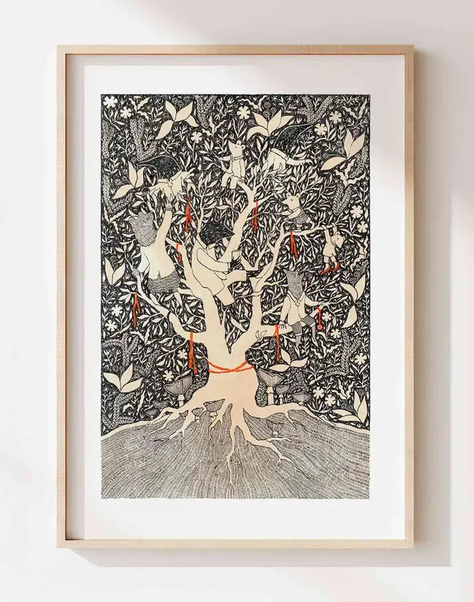 Tree House Print