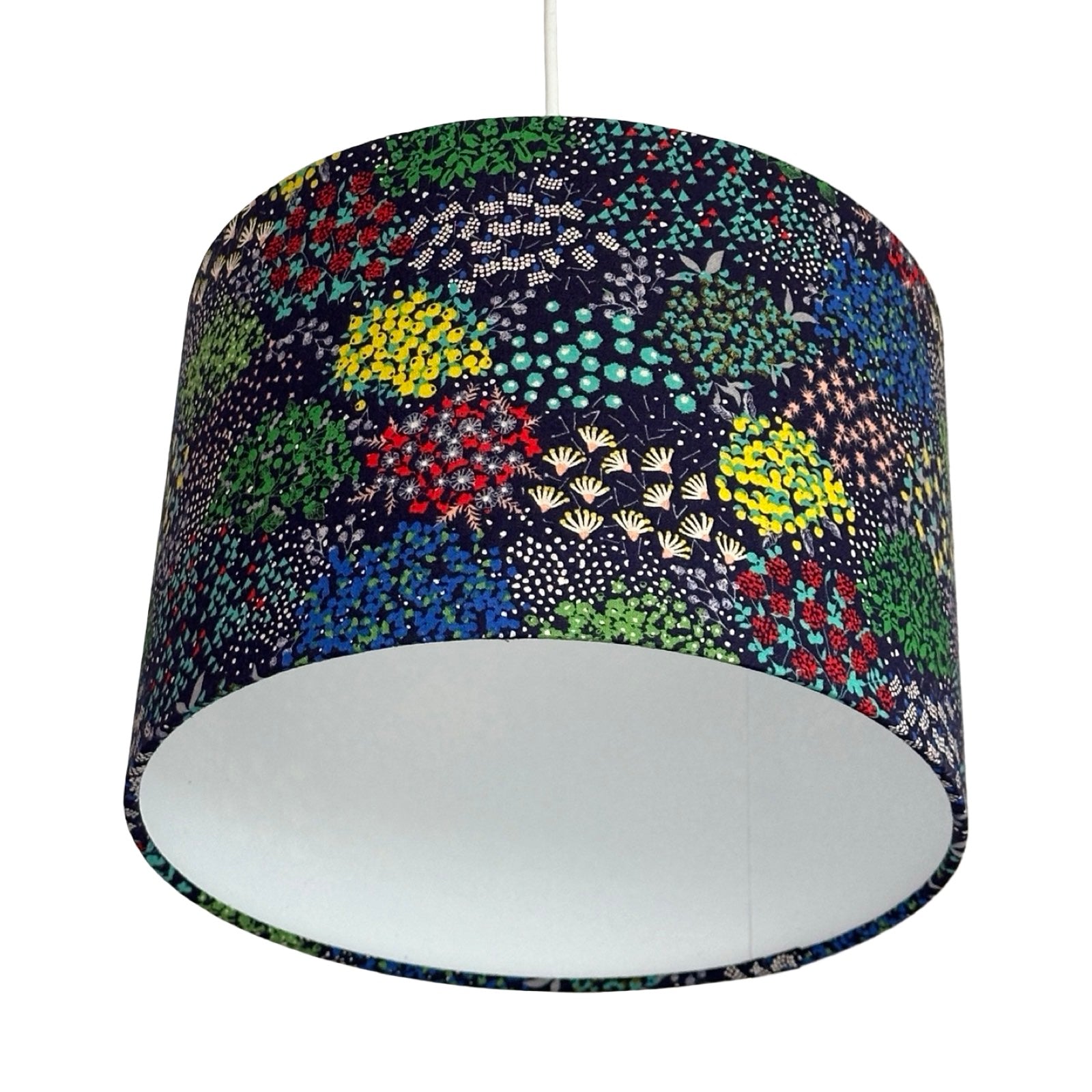 Sketch Navy Drum Lampshade