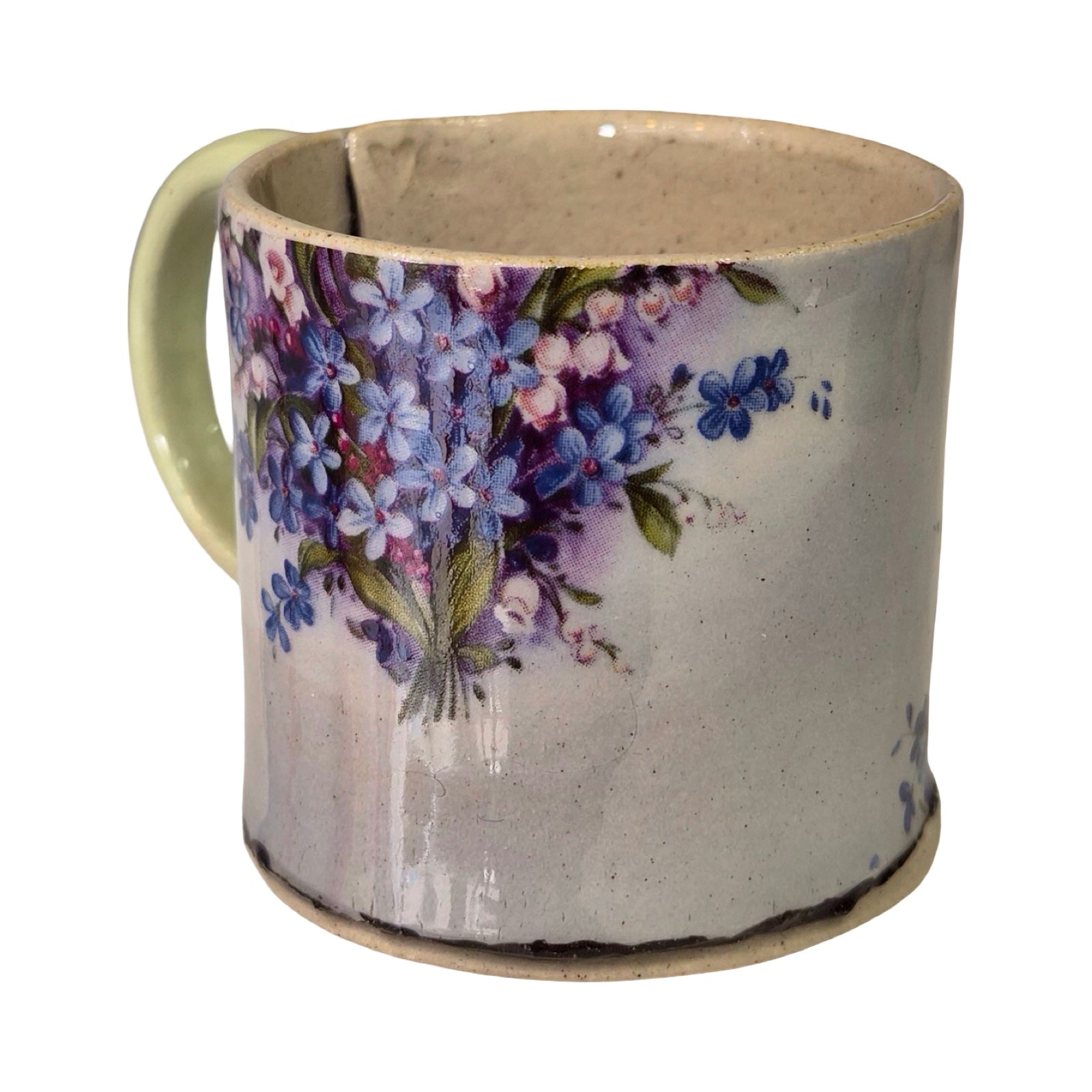 Lilac Floral Espresso Mug
