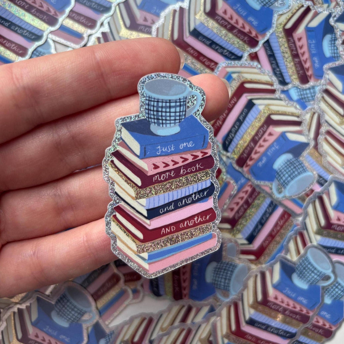 One More Book Sticker
