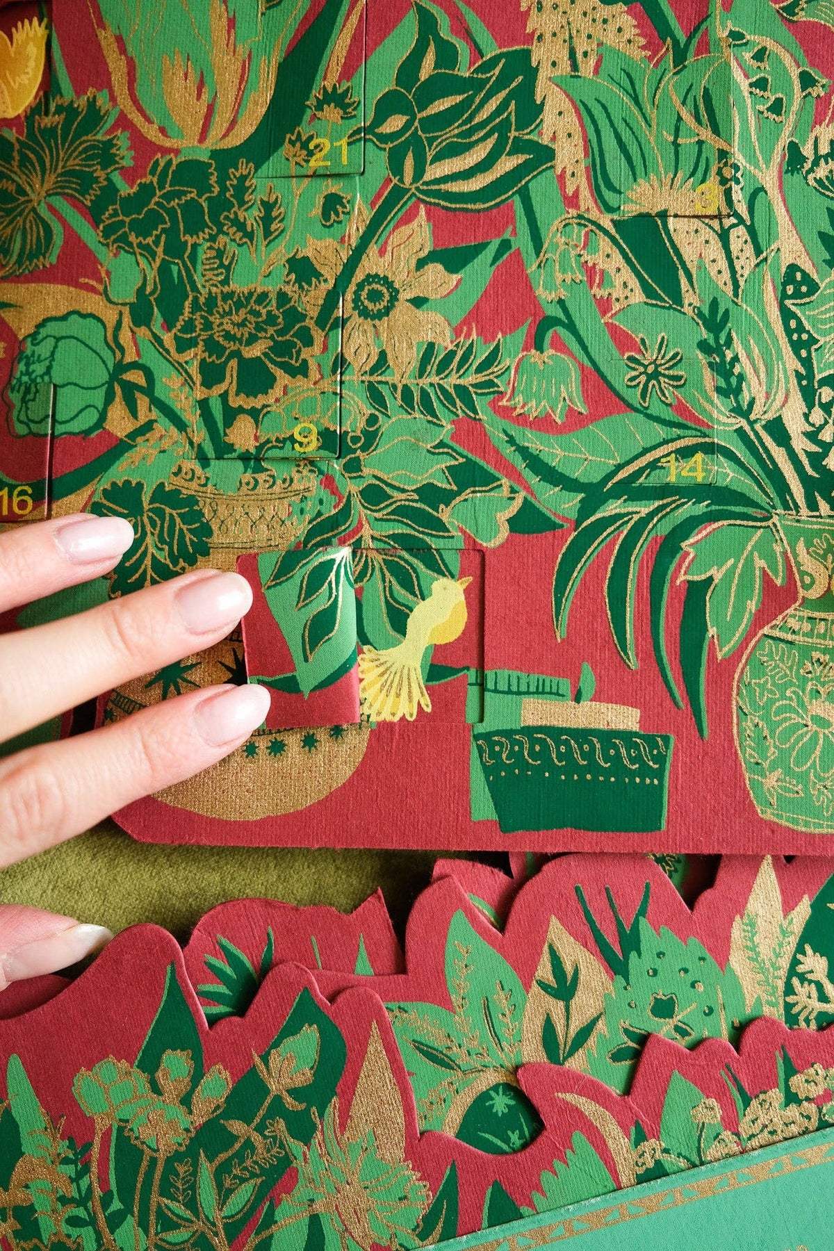 Winter Floral Advent Calendar