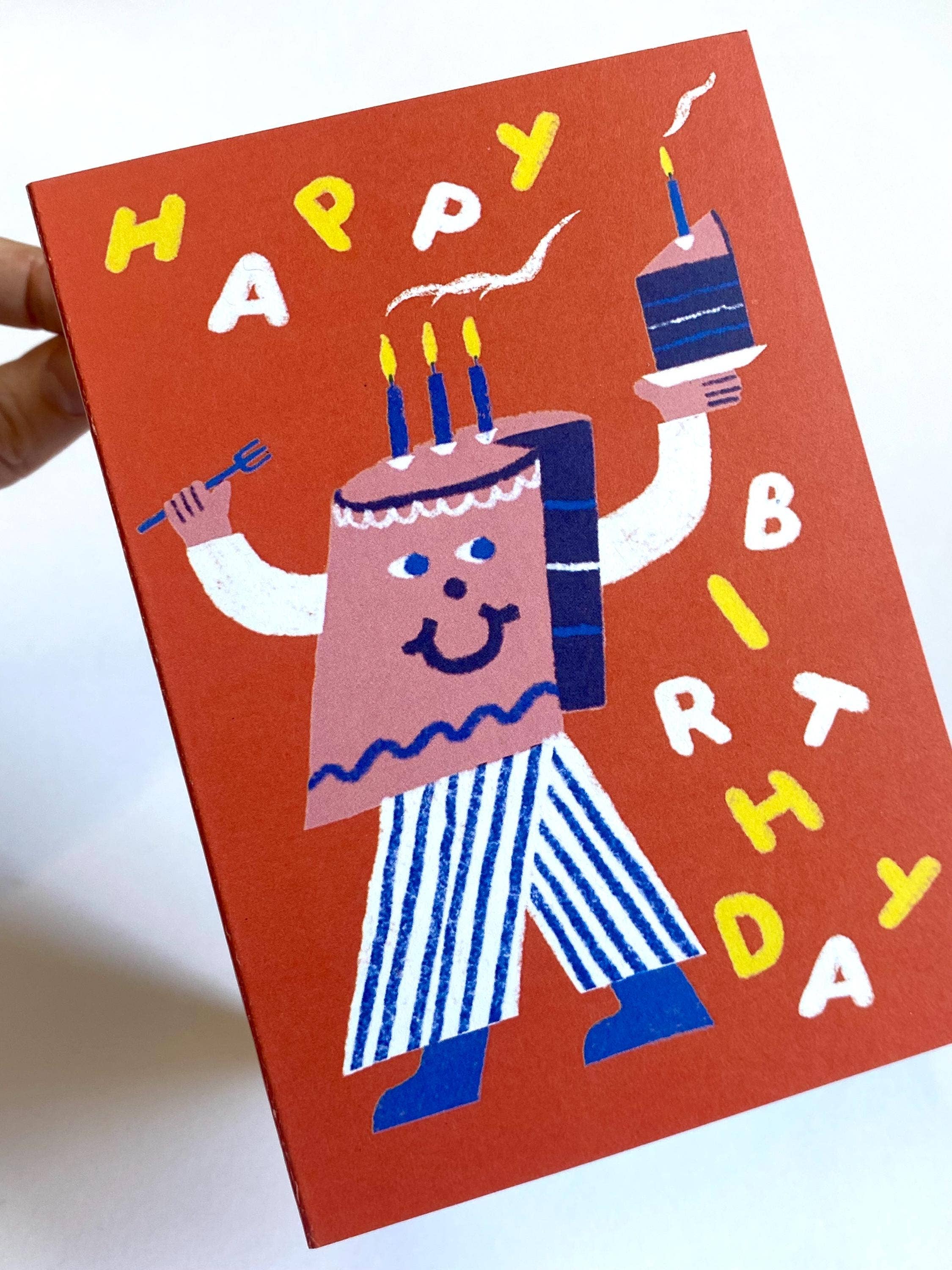 Cheeky Birthday Cake Card