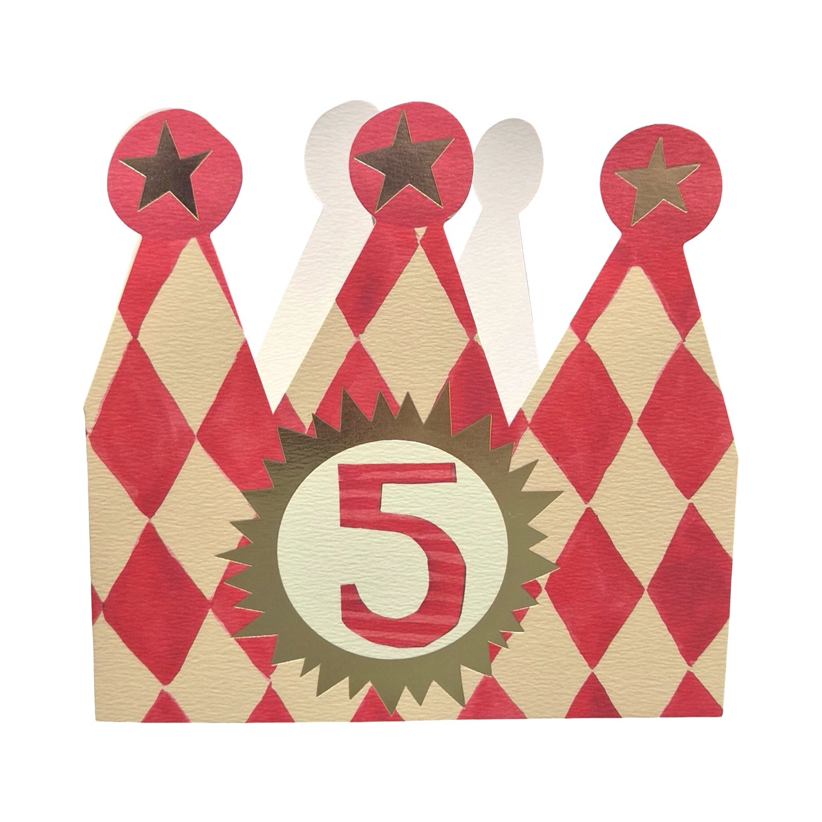 5th Birthday Children's Crown Card