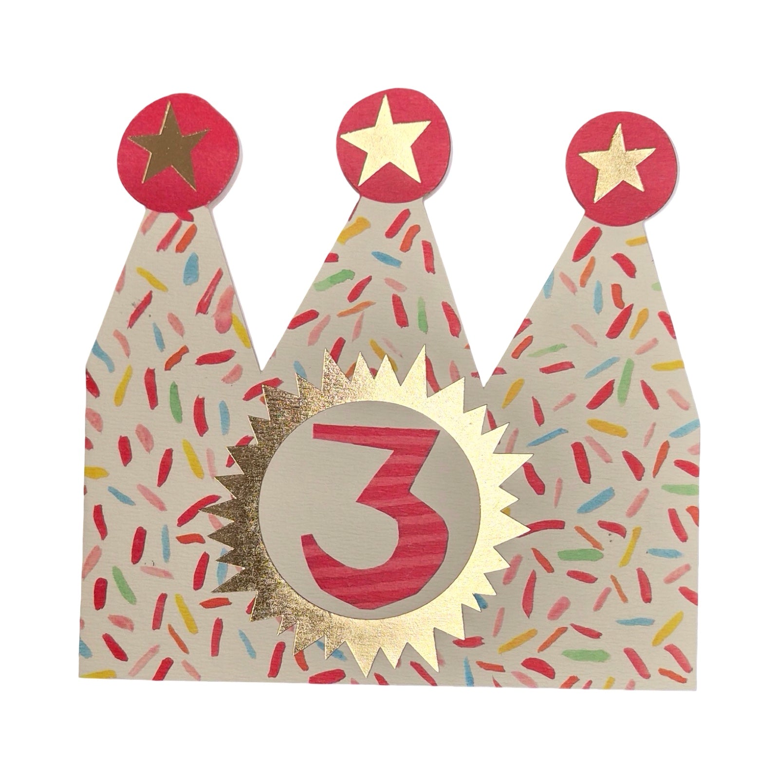 3rd Birthday Children's Crown Card