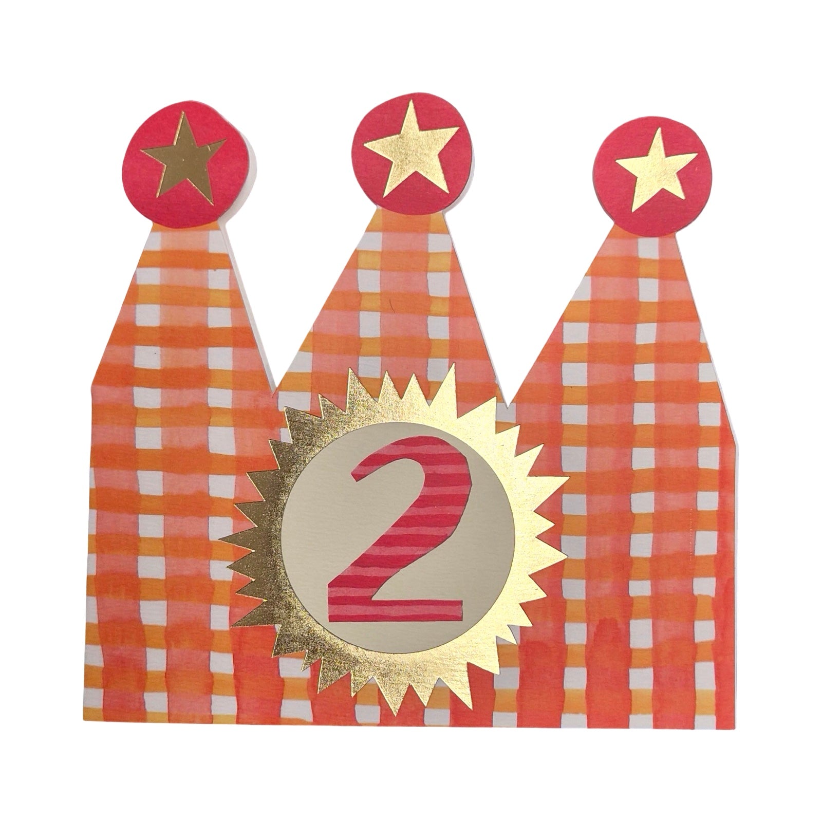 2nd Birthday Children's Crown Card