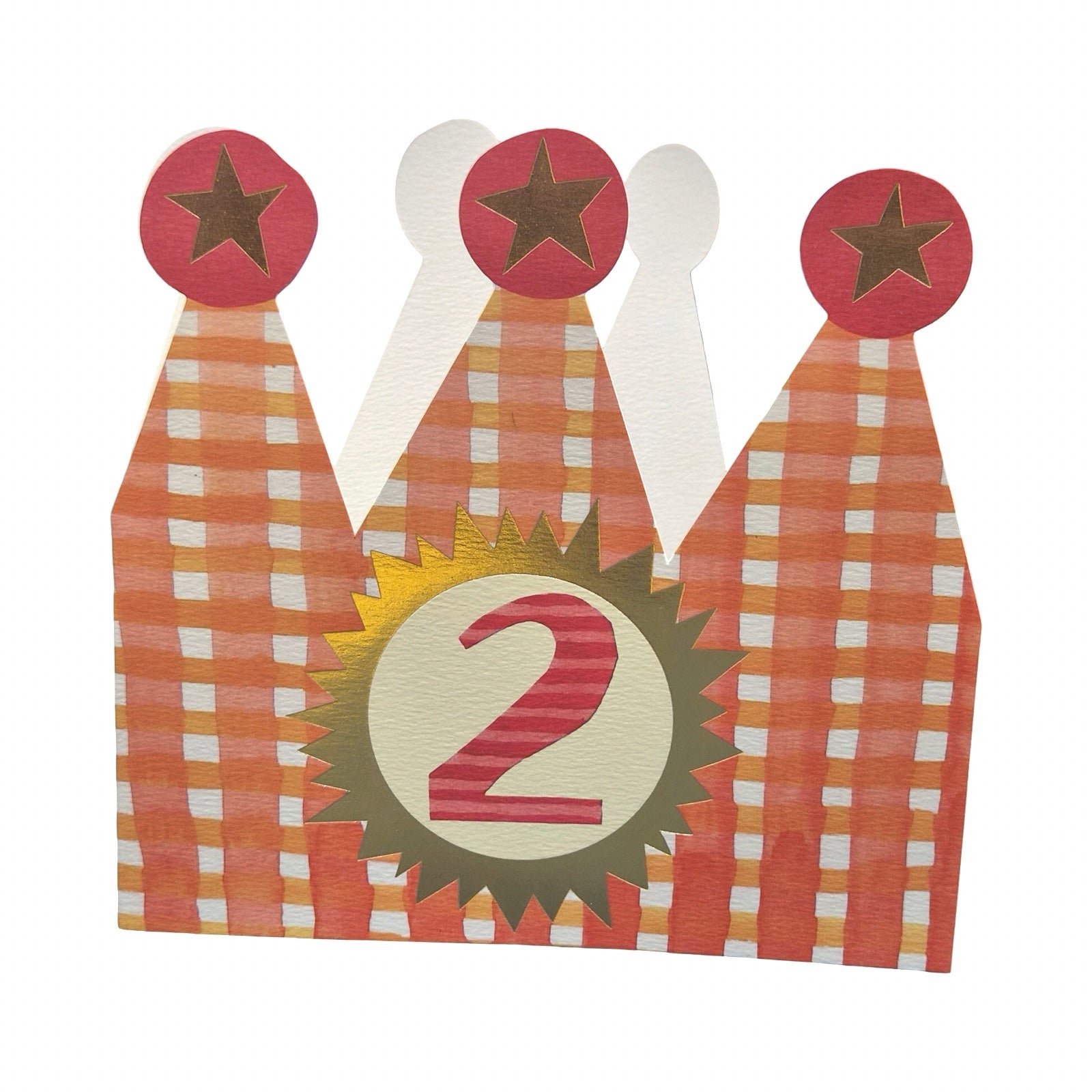 2nd Birthday Children's Crown Card