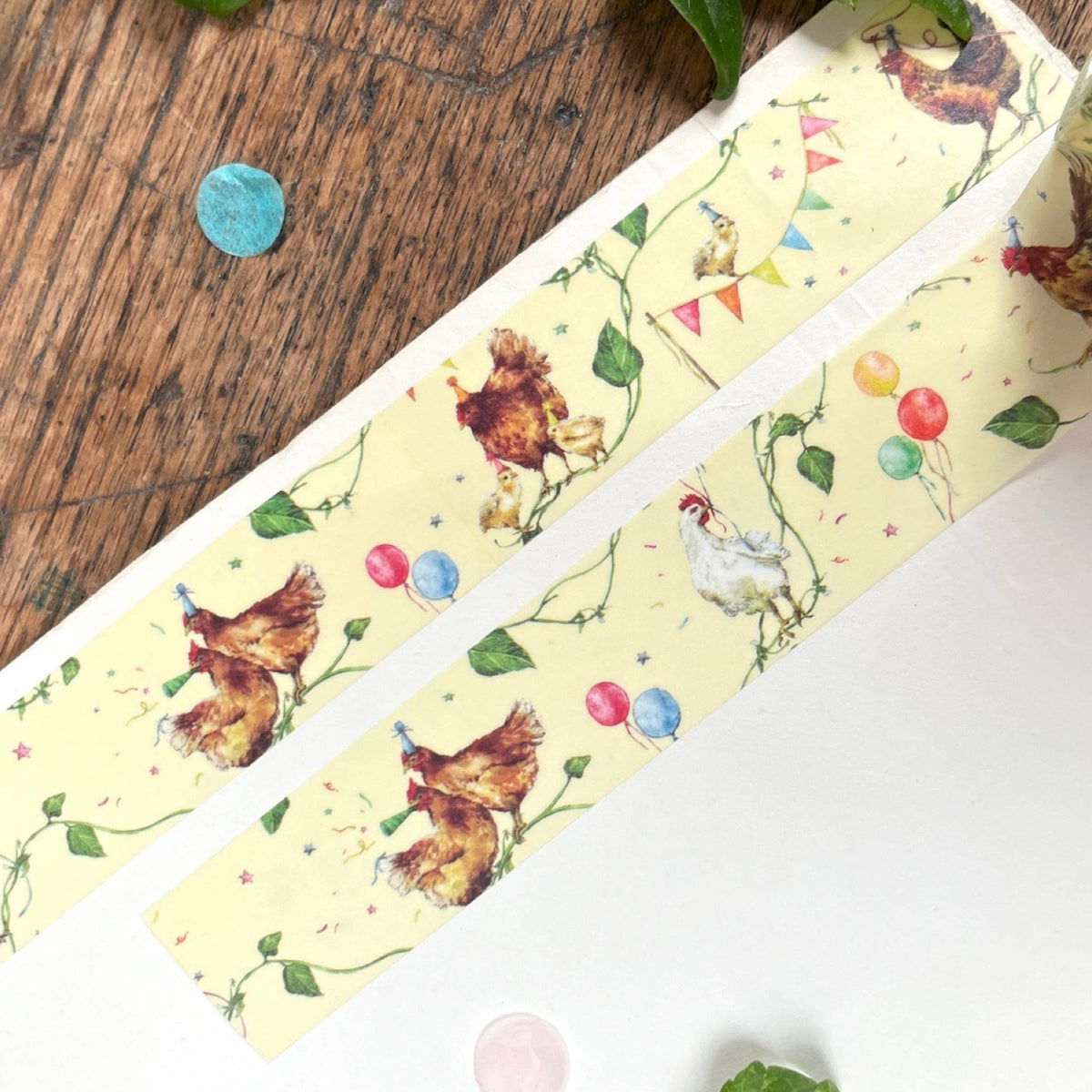 Party Chickens Washi Tape
