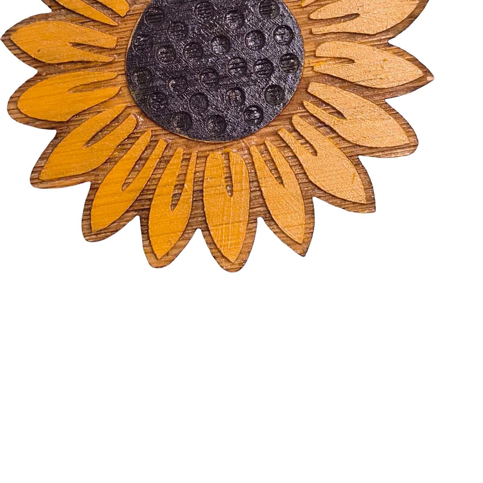 Sunfower Bamboo Brooch