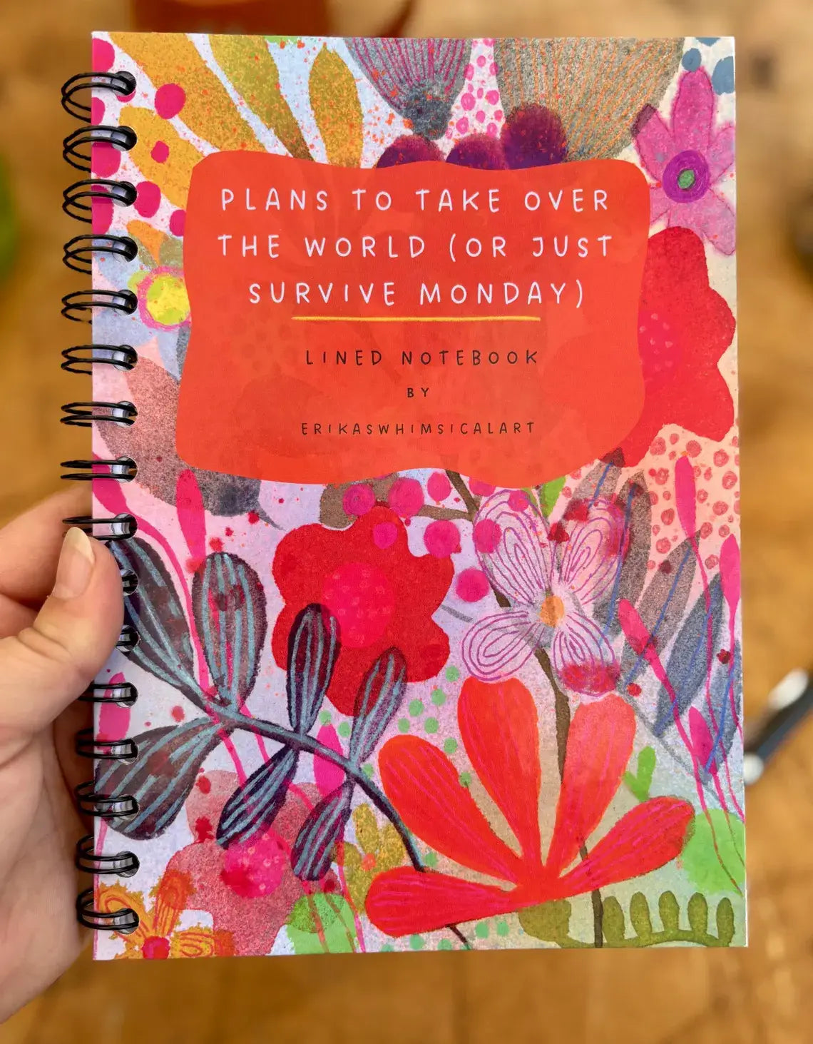 Plans for Mondays Wire Bound Notebook