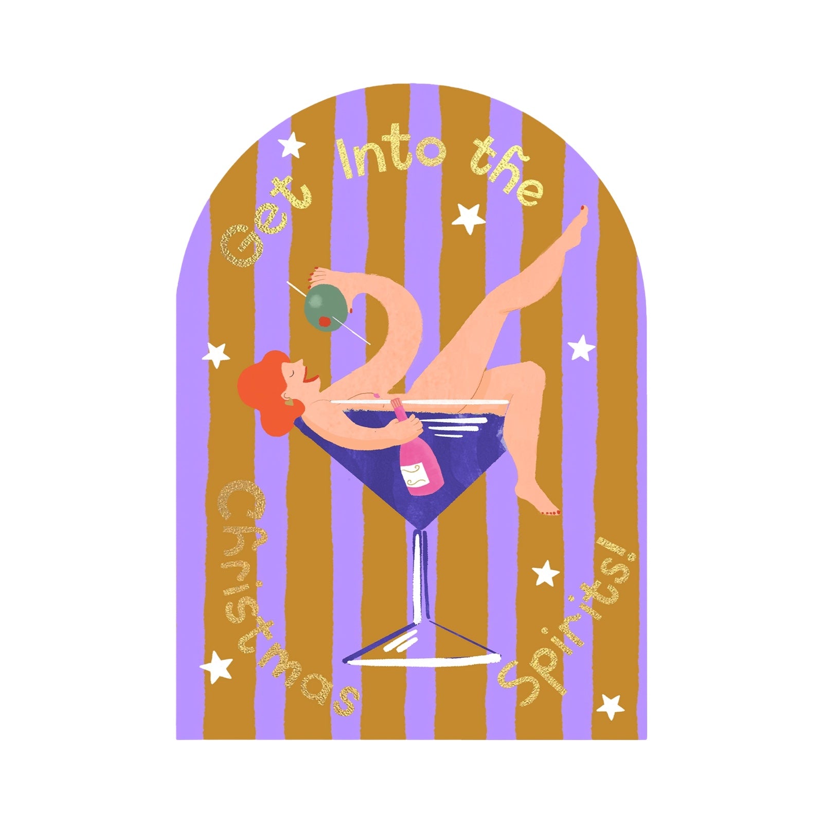 Into the Christmas Spirits Card