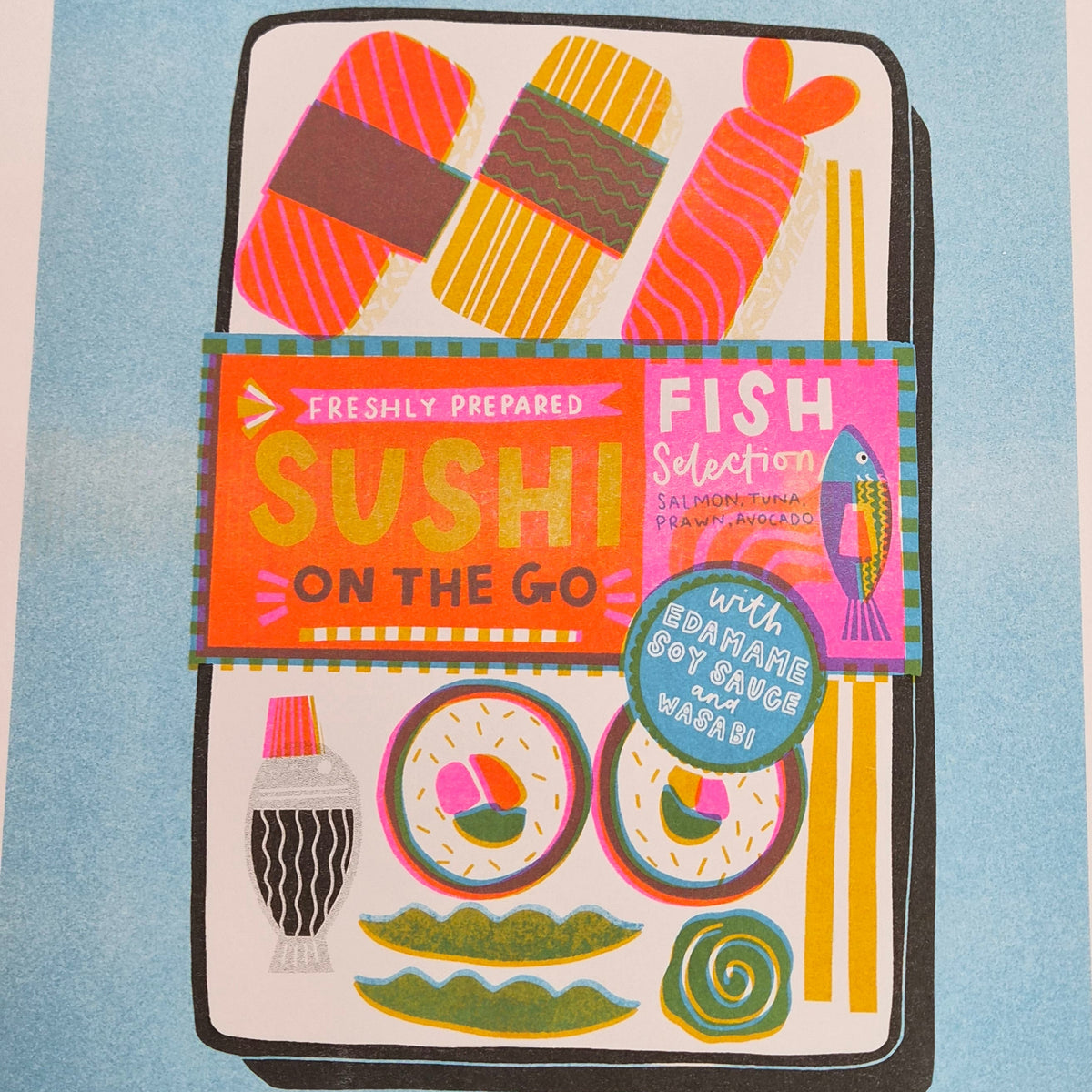 Sushi Box Print