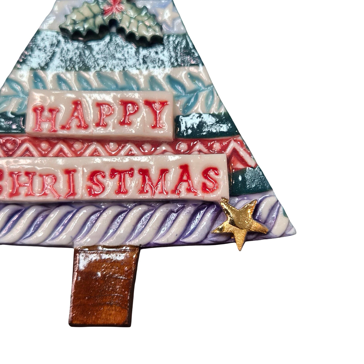 Christmas Tree Porcelain Decoration