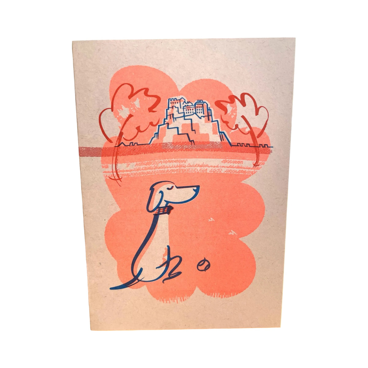Dog in Inverleith Park Card