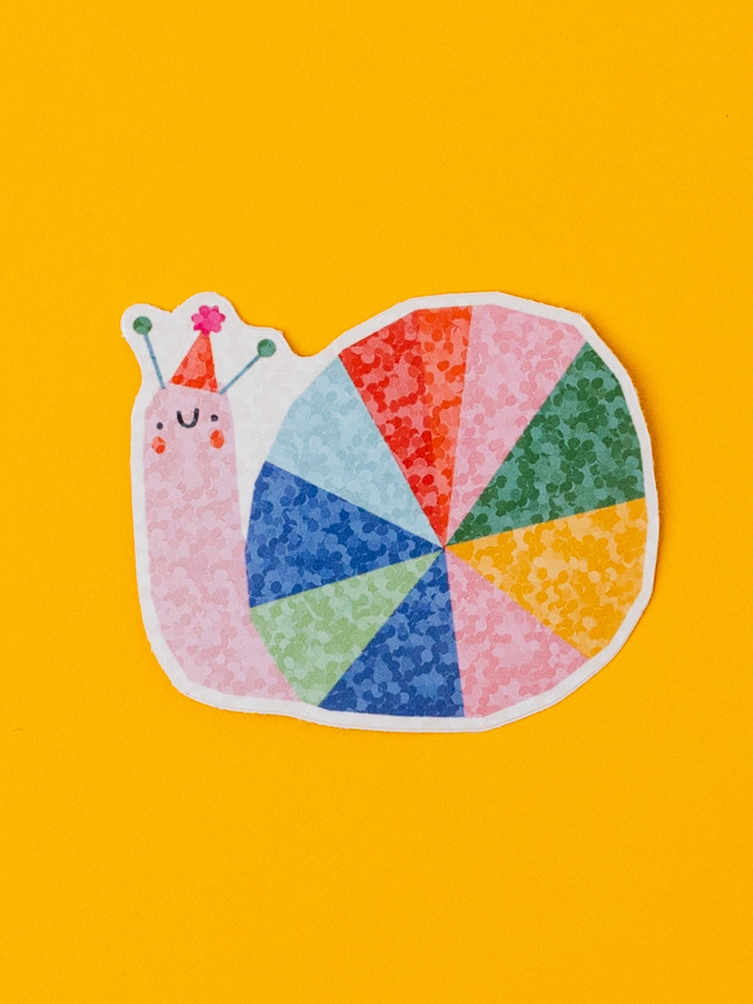 Rainbow Snail Sticker