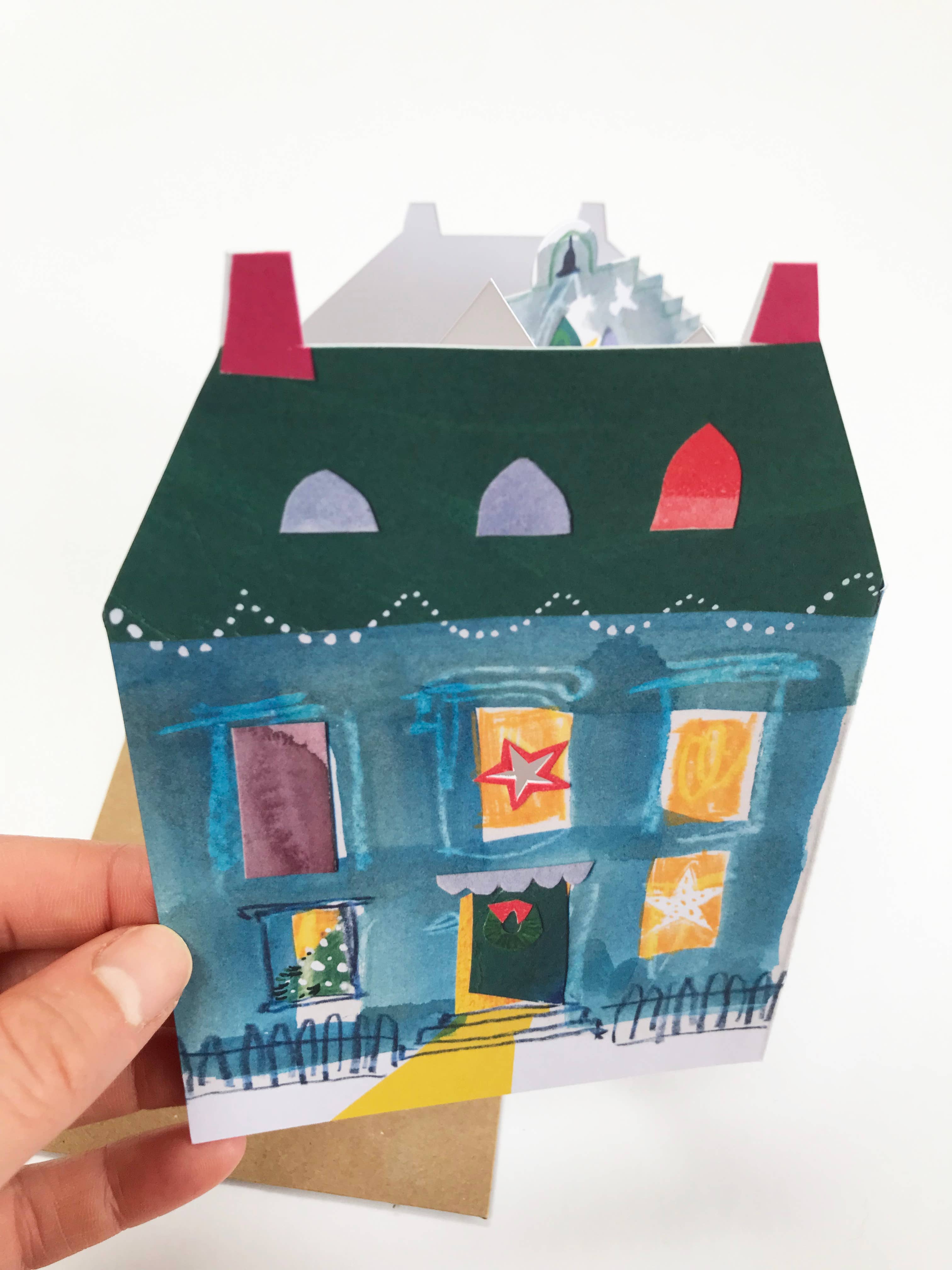 Festive Street Concertina Card