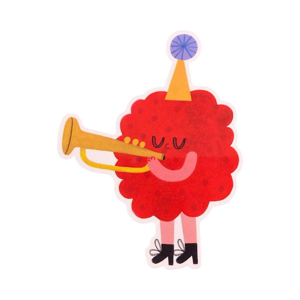 Party Raspberry Sticker