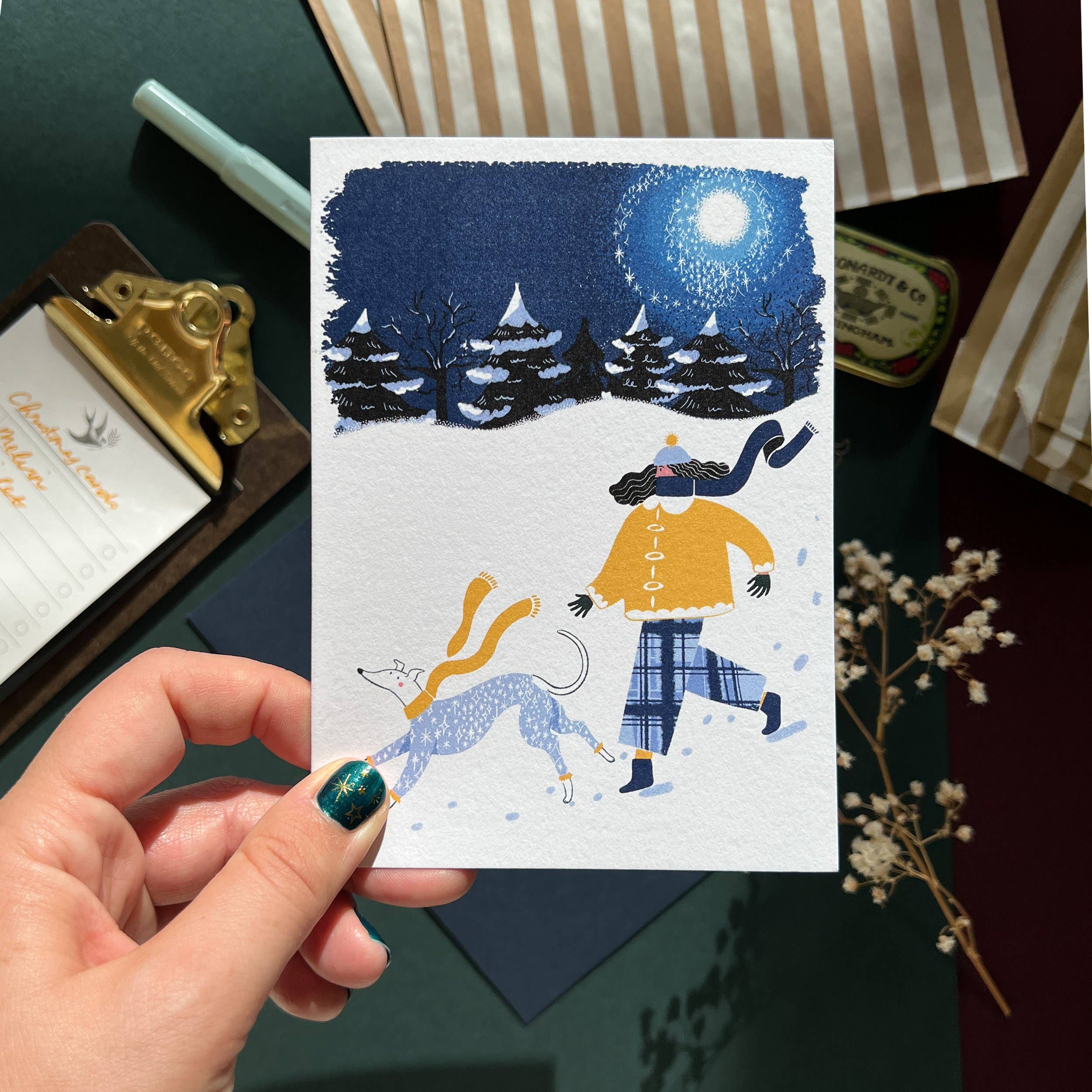 Winter Walks Christmas Card