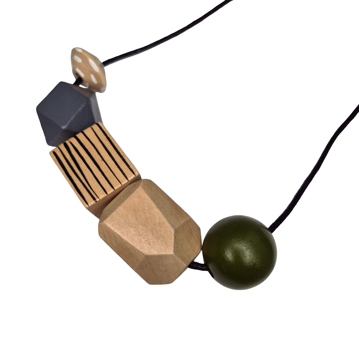 Forest Chunky Bamboo Necklace