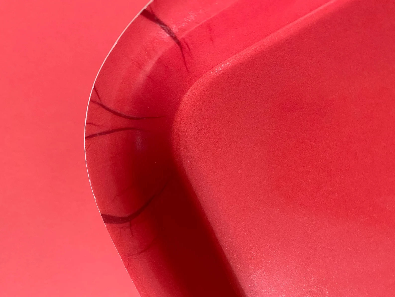 Coffee Please Square Melamine Tray Red