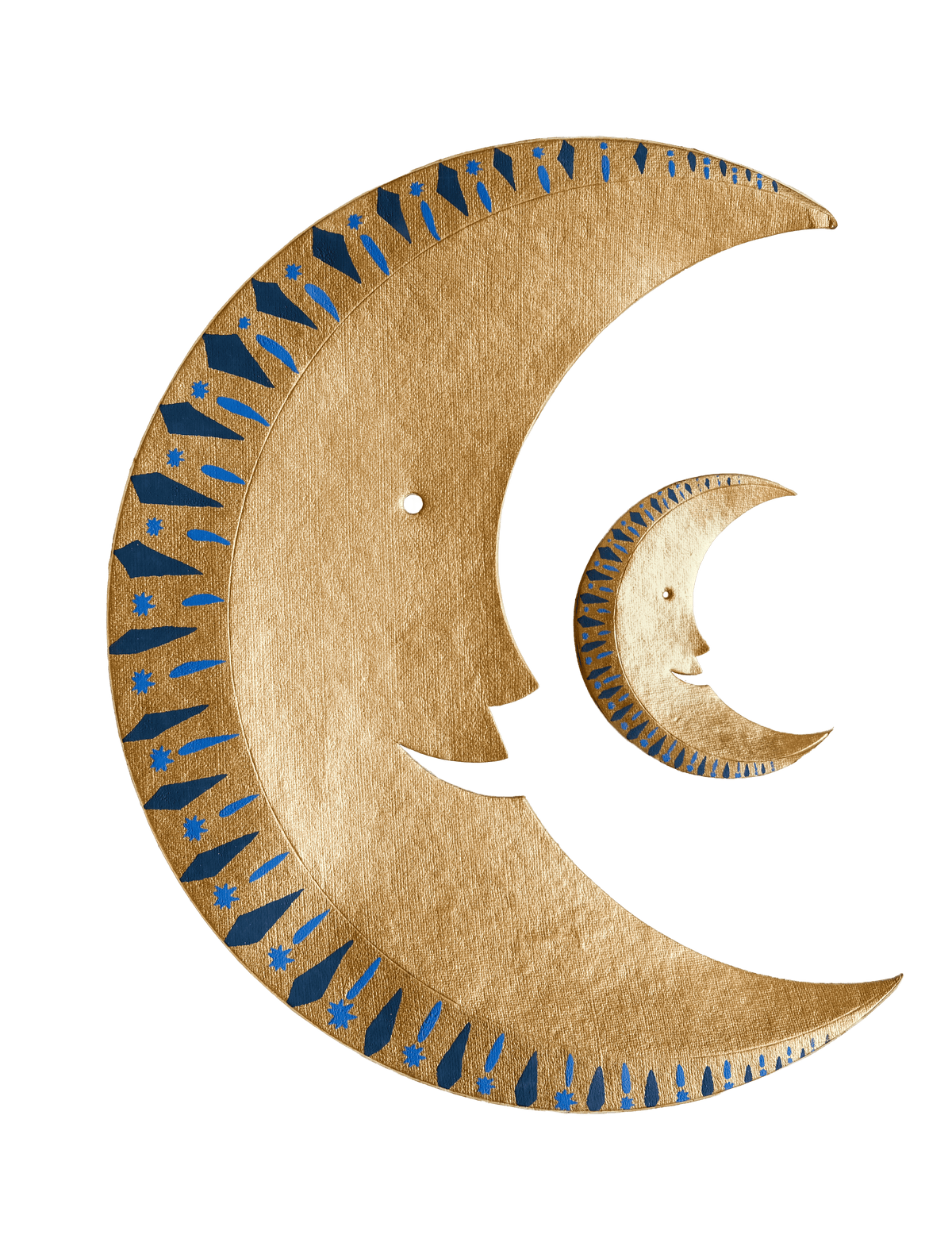 Golden Moon Decoration Large