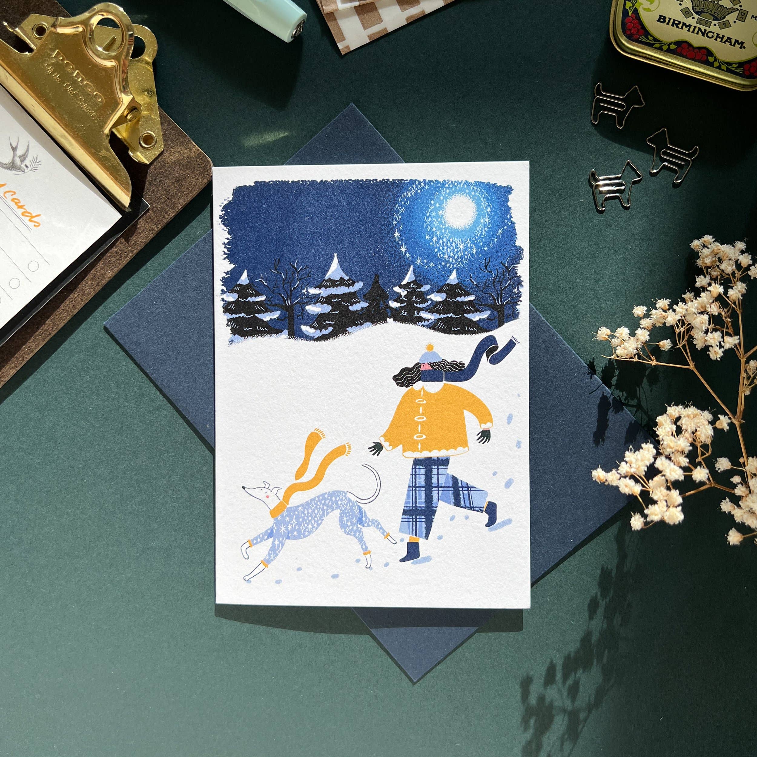 Winter Walks Christmas Card