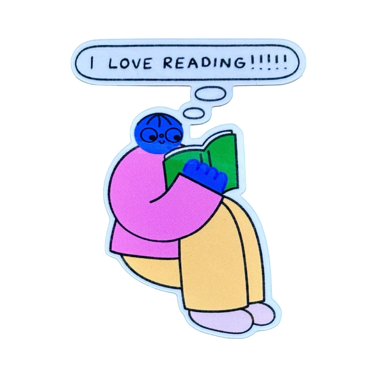 I Love Reading Sticker
