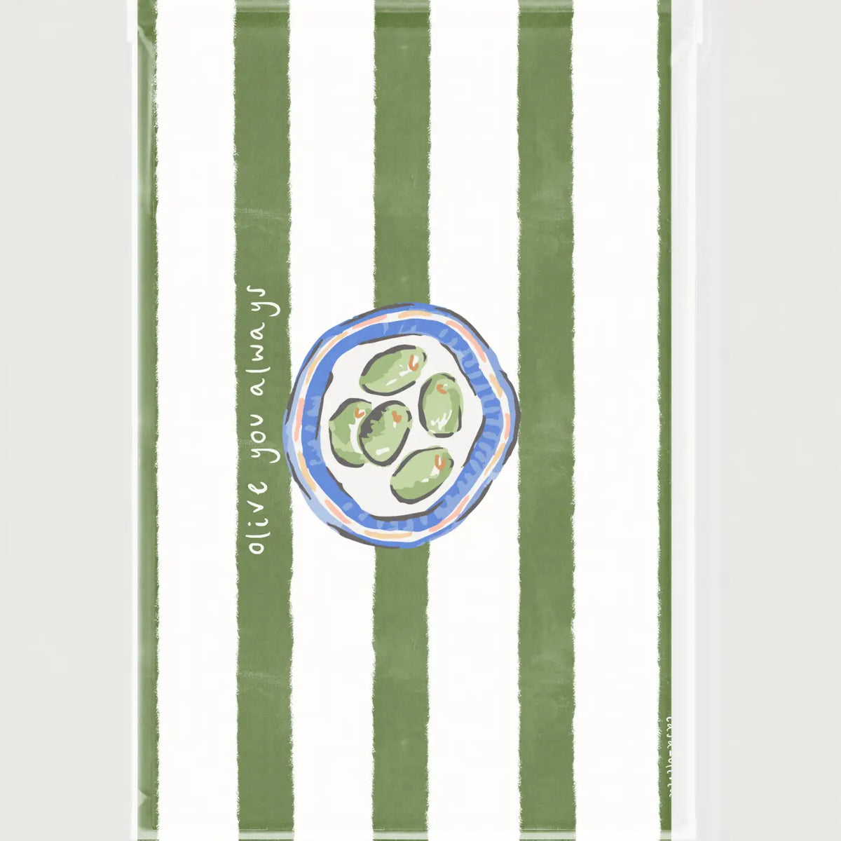 Olive You Always Mini Print