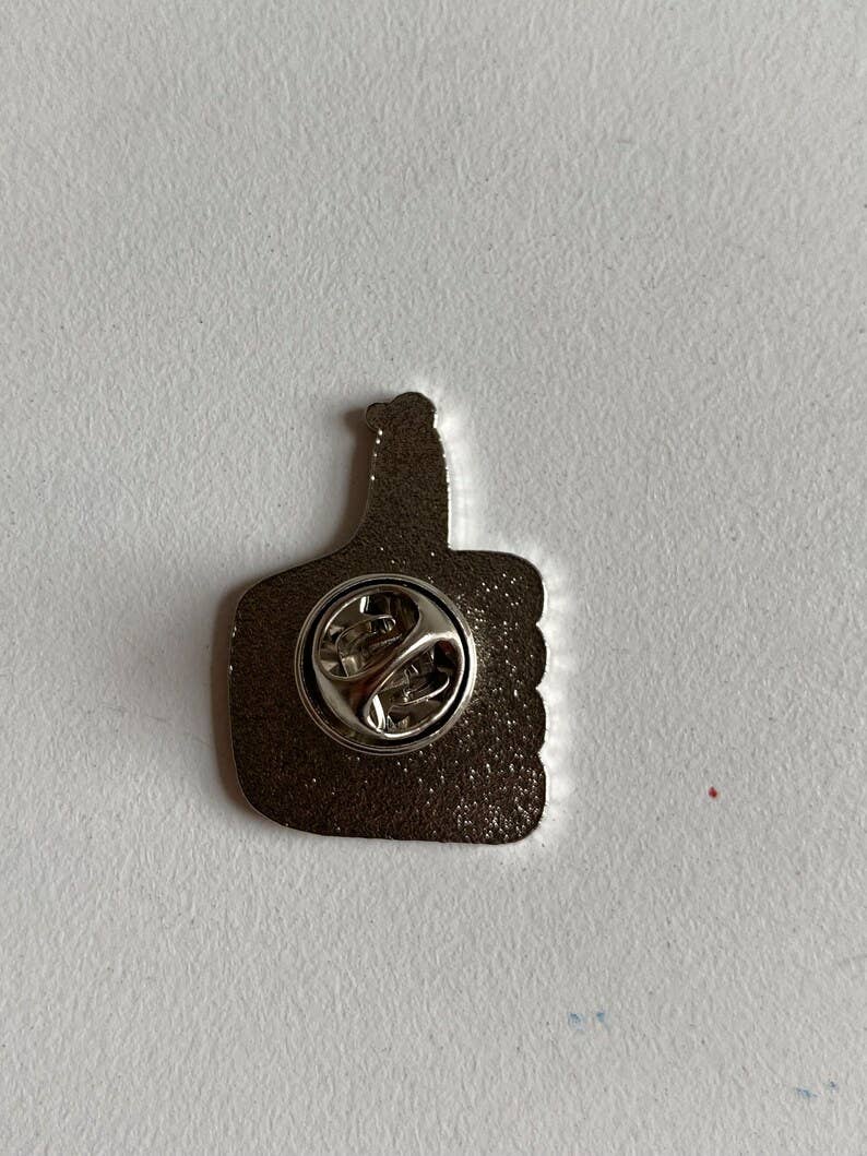 Nice One Thumb Pin Badge