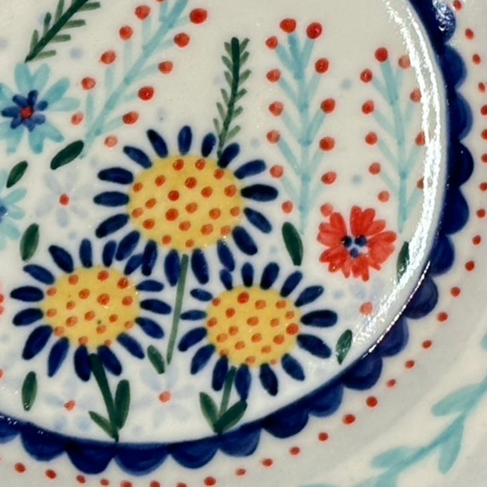 Floral Blooms Porcelain Small Plate