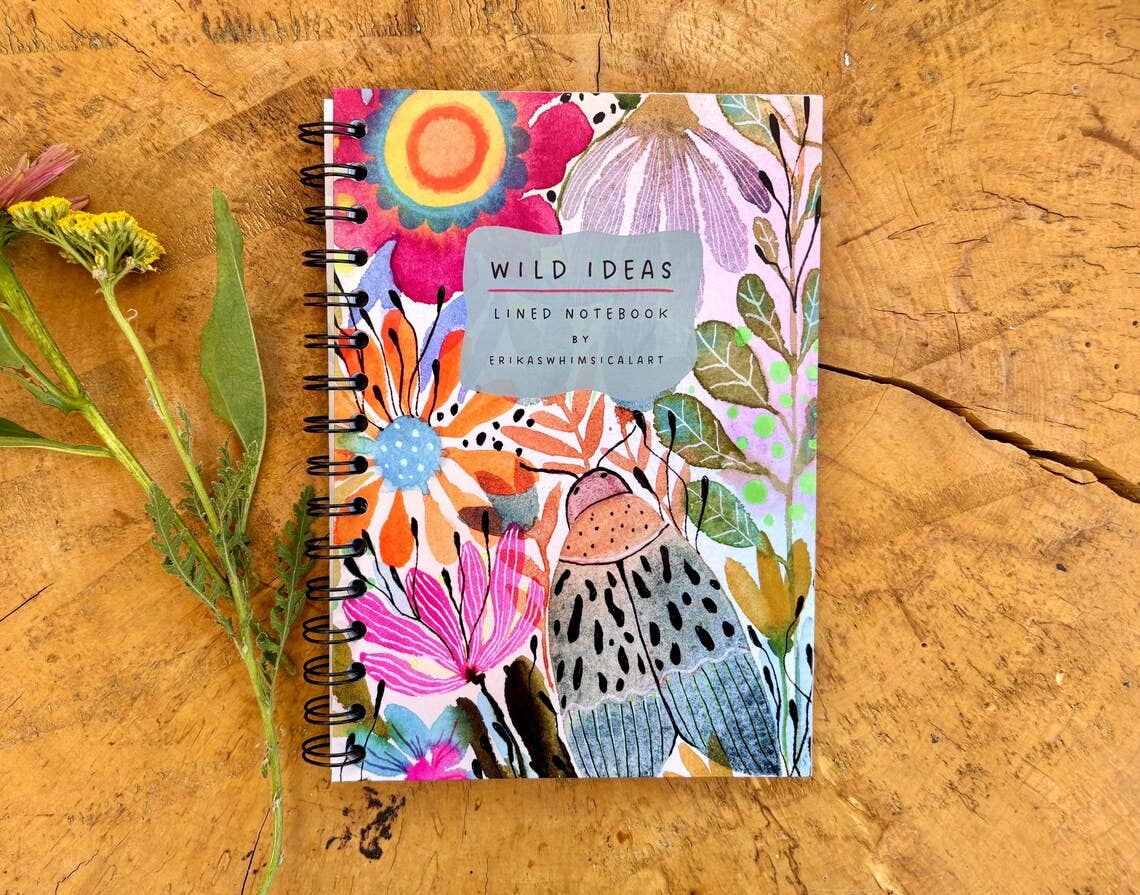 Wild Ideas Wire Bound Notebook