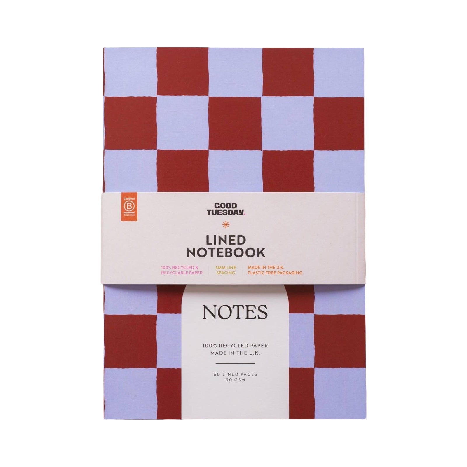 Blueberry Check Notebook
