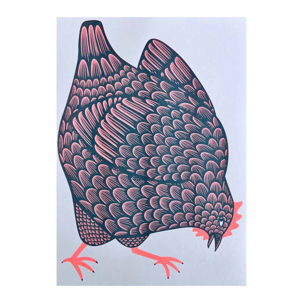 The Plot Chickens Print