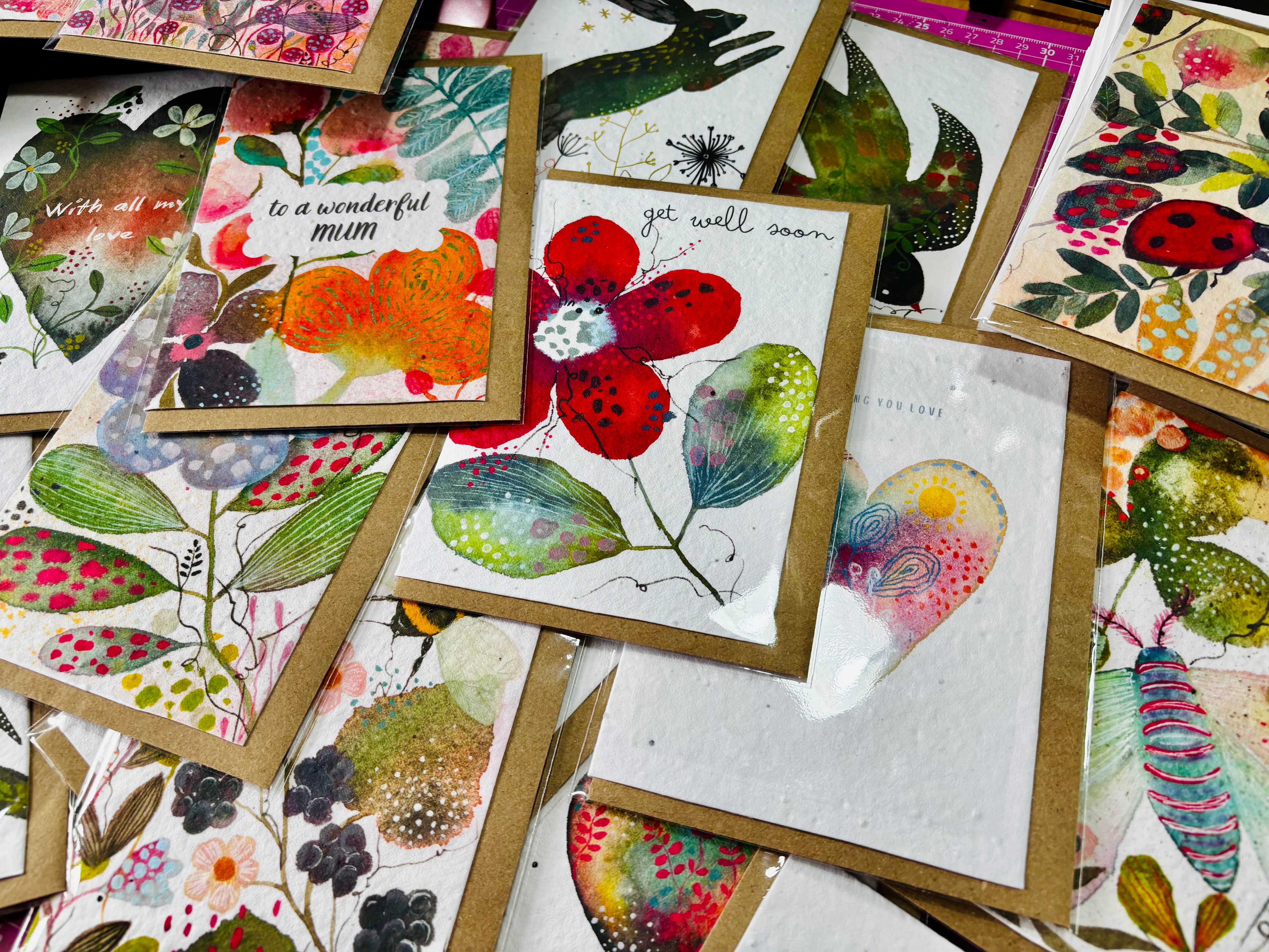 Meadow Flowers Mother's Day Plantable Card