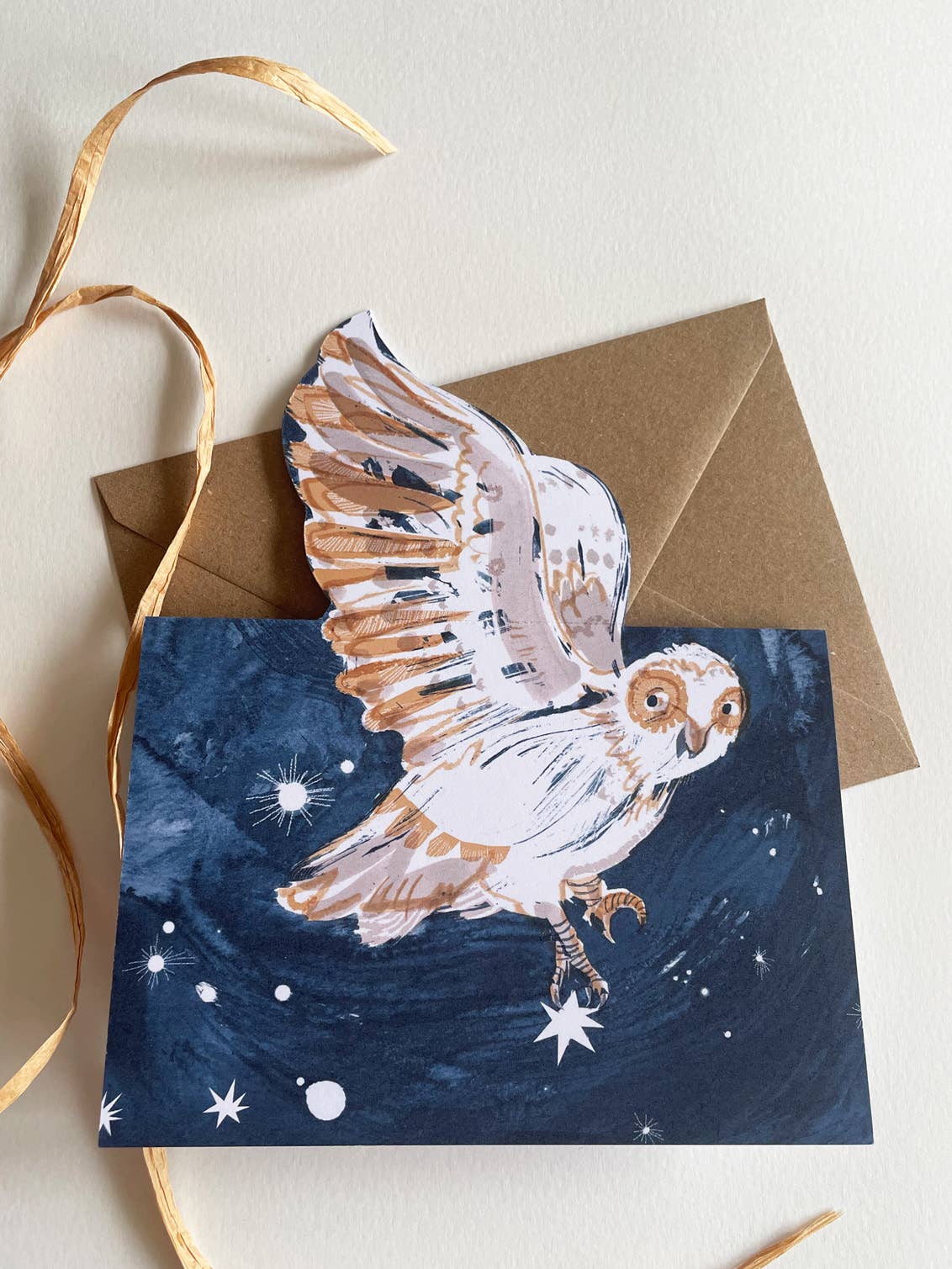 Night Owl Christmas Card