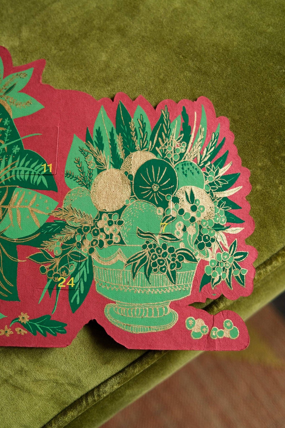 Winter Floral Advent Calendar