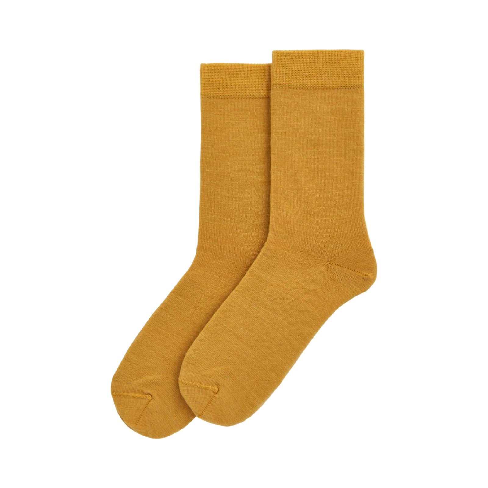 Golden Yellow Merino Socks