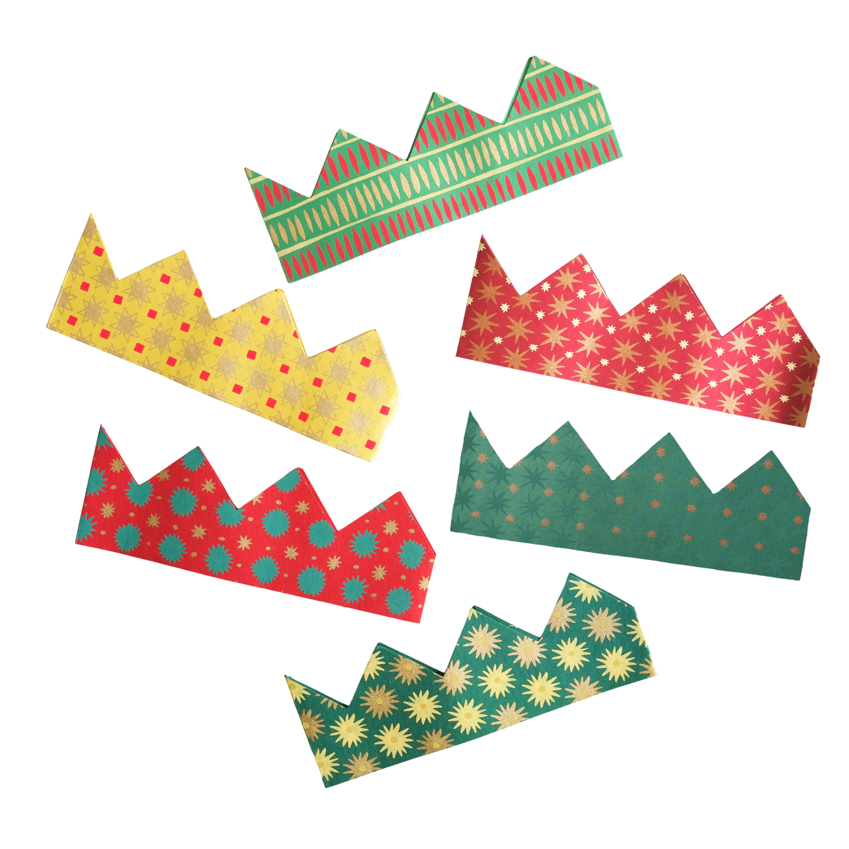 Festive Paper Crowns