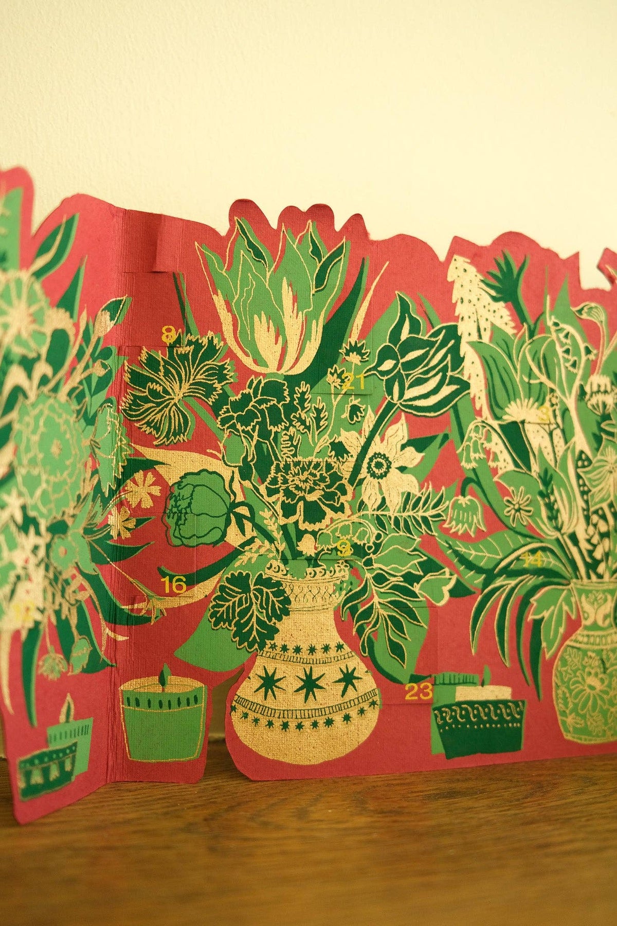 Winter Floral Advent Calendar