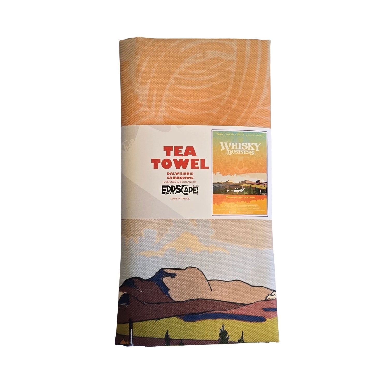 Whisky Business Scotland Tea Towel