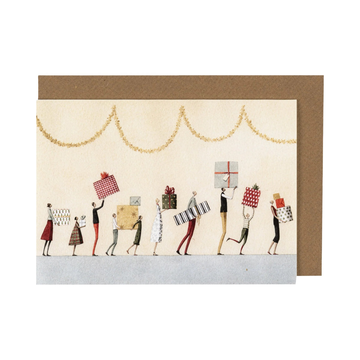 Christmas Present Row Card